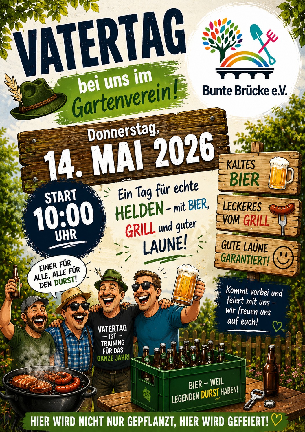 Vatertag im Kleingärtnerverein Bunte Brücke e.V.