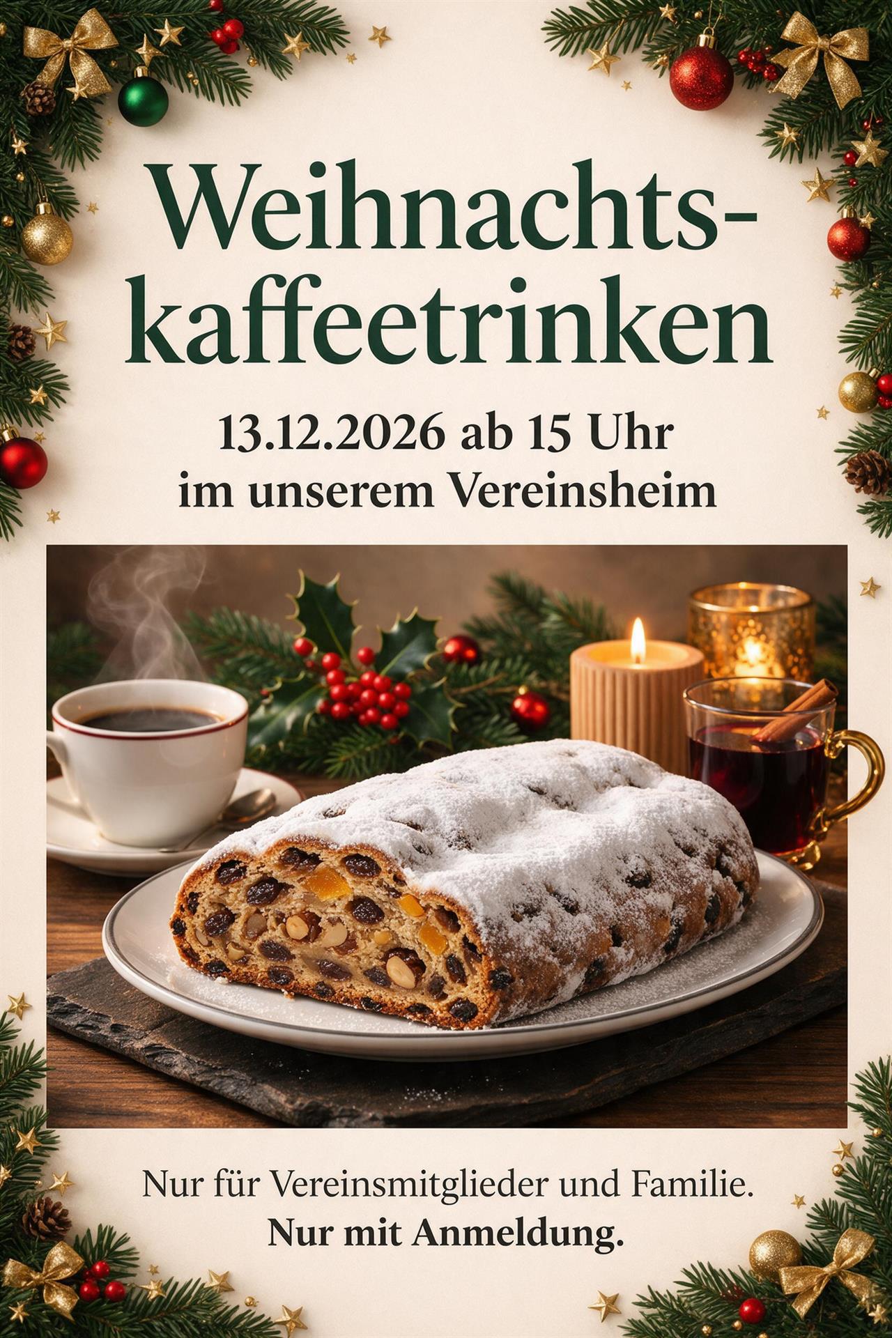 Weihnachtskaffeetrinken